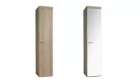 Armoire dressing 1 porte battante