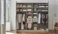 Armoire dressing portes pliantes