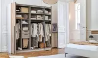 Armoire dressing portes pliantes