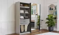 Armoire dressing 2 portes coulissantes