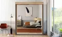 Armoire dressing 2 portes coulissantes