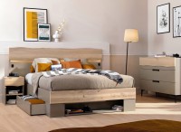 Ecorce - lit tiroir pour une petite chambre
